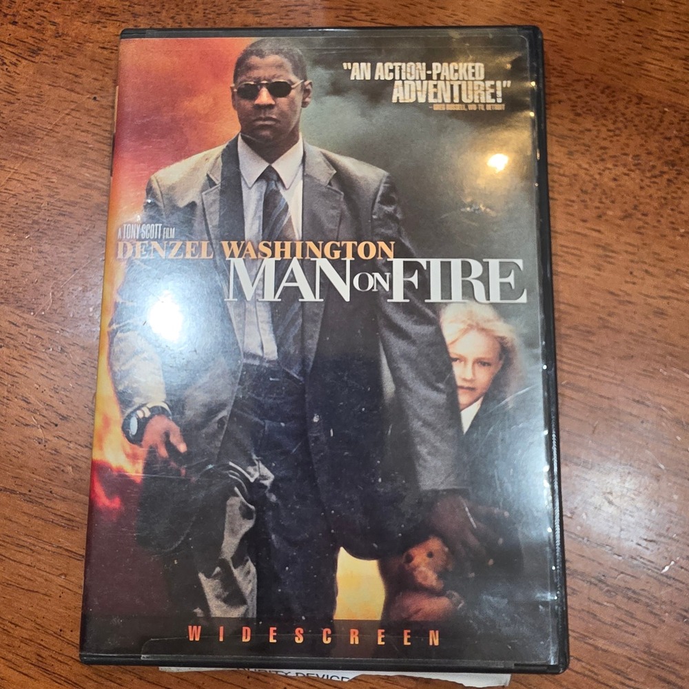 20th Century Fox Man on Fire DVD Denzel Washington Widescreen Excellent Action
